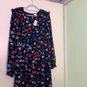 J crew, NWT, maxi dress. Size 14